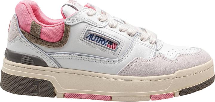 Immagine prodotto Autry sneakers clc low in suede and nubuk white and geranium (37)