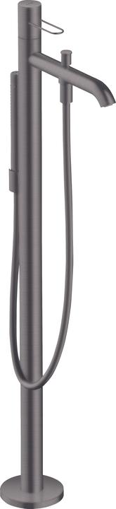 Actual product image hansgrohe Single lever bath mixer AXOR UNO U-bend floor standing brushed black chrome