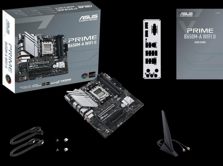 Image du produit ASUS PRIME B650M-A WIFI II (AM5, AMD B650, mATX)