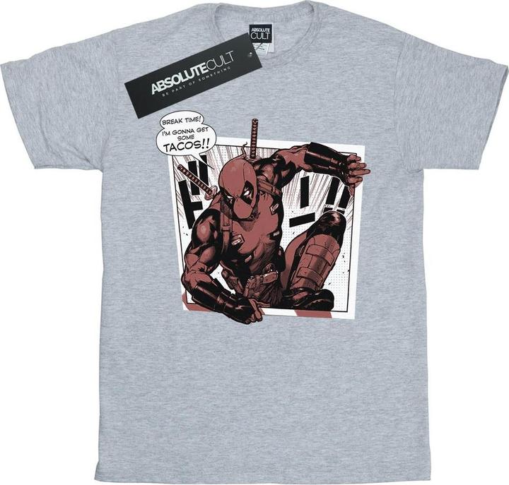 Deadpool Breaktime Tacos TShirt (XL)