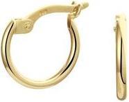 Marie Celeste Oorringen - 12 mm - Gold (14k gelbe goldene Ohrringe)