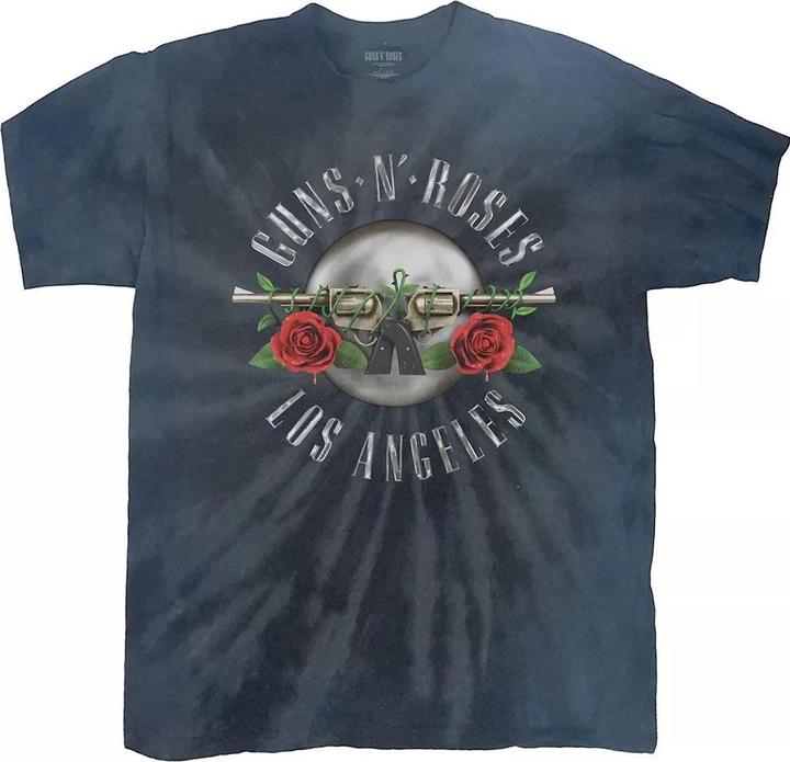 Universal Textiles Unisex Adult Los Angeles Dip Dye T-Shirt (S)