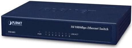 Produktbild Planet 8-P 10/100Mbps Fast Ethernet