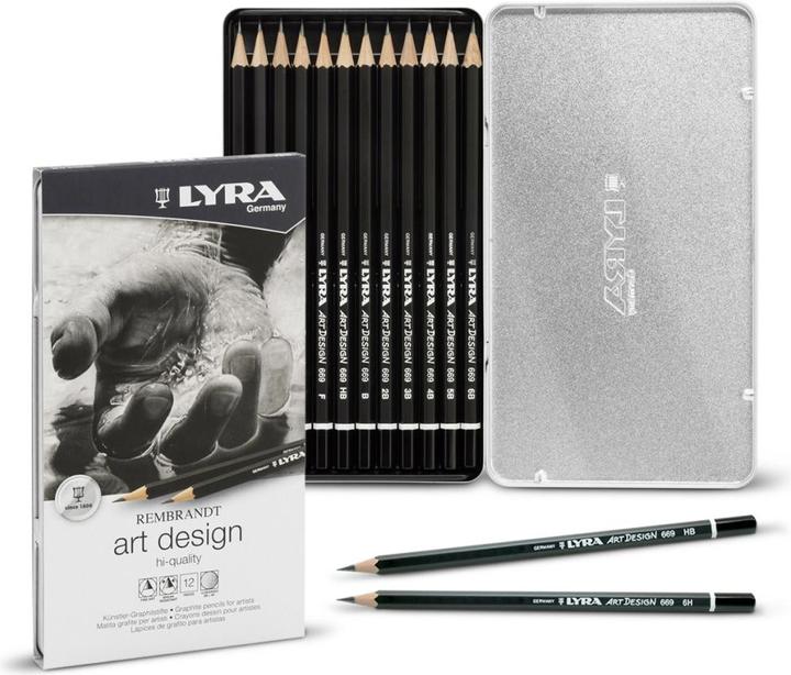 Produktbild Lyra Graphitstift 'Art Design' (12 x)