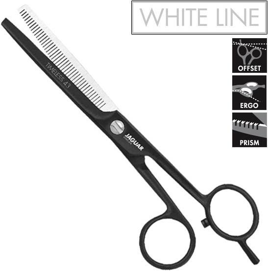 Actual product image Jaguar White Line modelling scissors Timeless 43 (15.24 cm)
