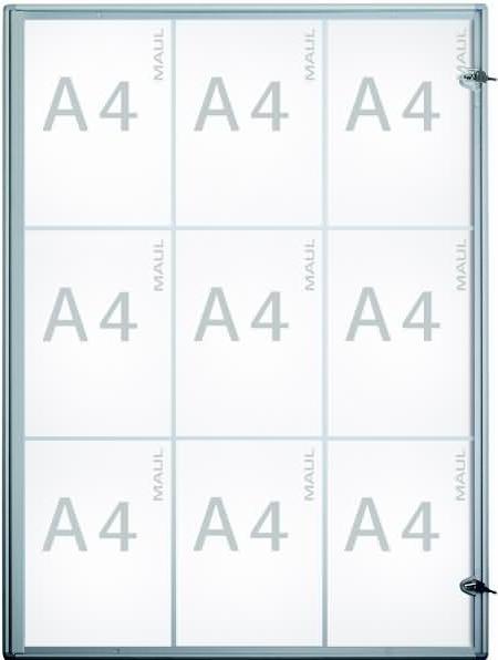 Produktbild Maul Schaukasten, Aussentiefe 27 mm (Wandtafel, 71 x 96.5 cm)
