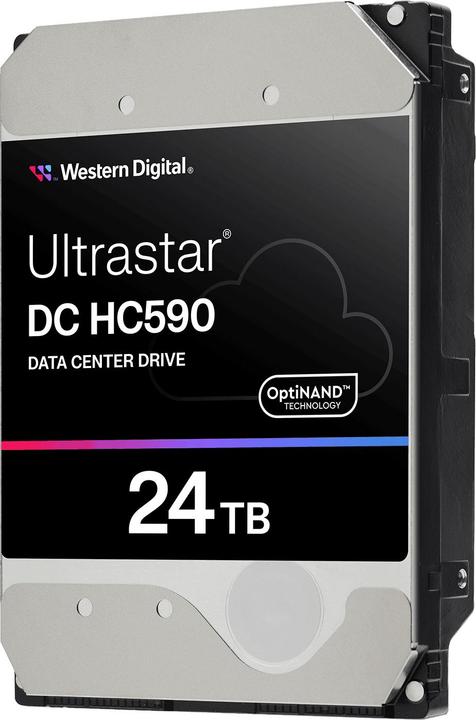 Actual product image WD Ultrastar DC HC590 3.5inch 26.1 24TB 512 7200RPM SAS ULTRA 512E SE P3 (24 TB, 3.5", CMR)