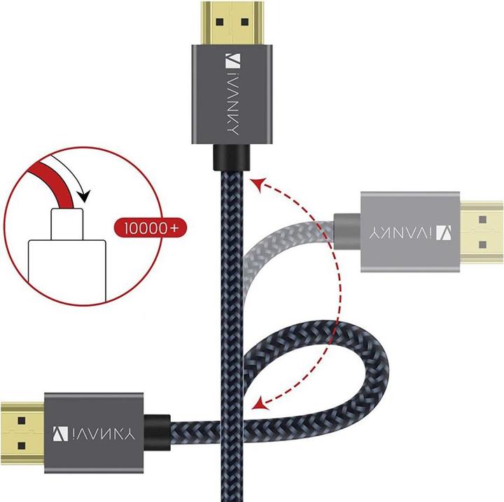 Actual product image Ivanky Premium High Speed 4K HDMI 2.0 cable 1.2m (1.20 m, HDMI)