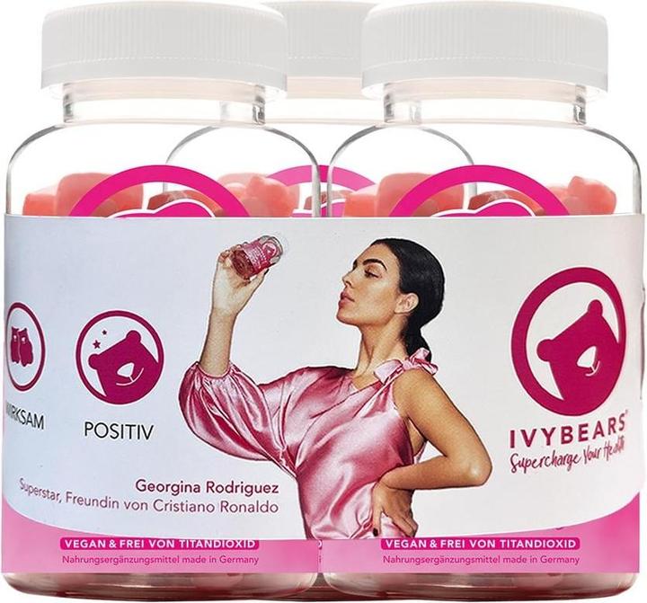 Immagine prodotto IVYBears Confezione da 3 mesi per donne (3 Pezzo/i, Gomme, 450 g)