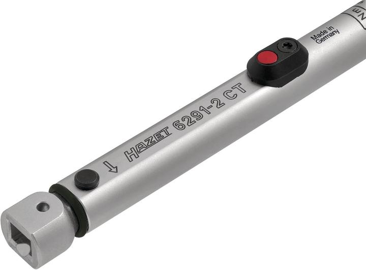 Actual product image HAZET Torque wrench 6292-1CT ∙ Nm min-max: 40 - 200 Nm ∙ Tolerance: 2% ∙ Insert square 14 x 18 mm (40 Nm, 200 Nm)
