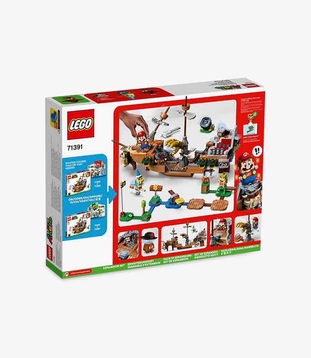 Produktbild LEGO Bowsers Luftschiff - Erweiterungsset (71391, LEGO Super Mario)