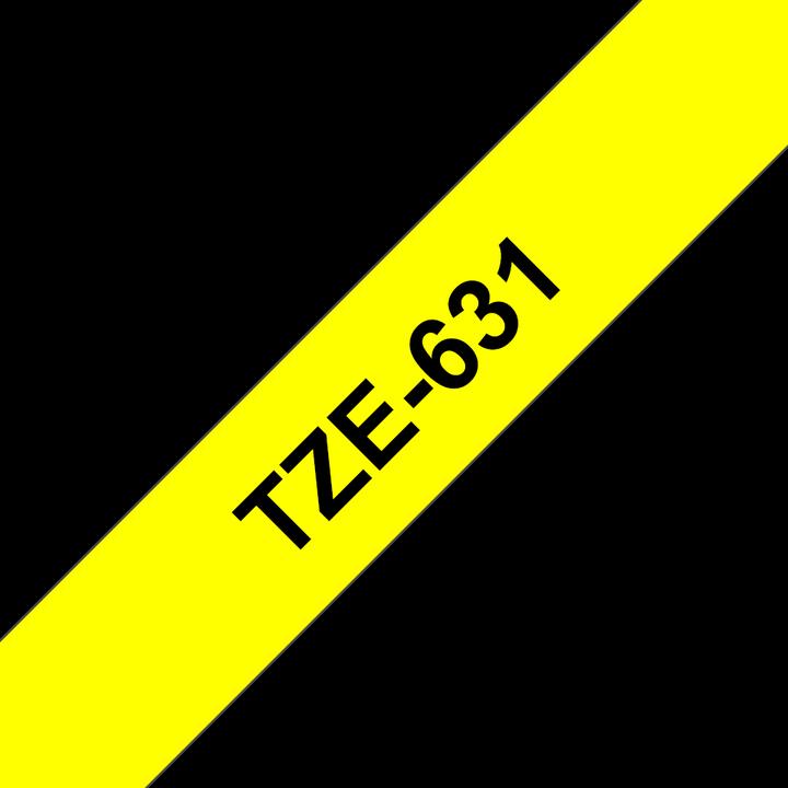 Produktbild Brother TZE-631S LAMINATED TAPE 12 MM (1.20 cm, Gelb)
