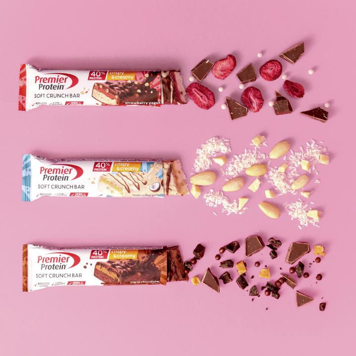 Produktbild Premier Protein Soft Crunch Bar 40% Protein (Coco-Almond, 12 Stk., 480 g)