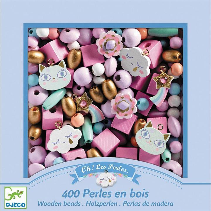 Djeco Wooden beads rainbow