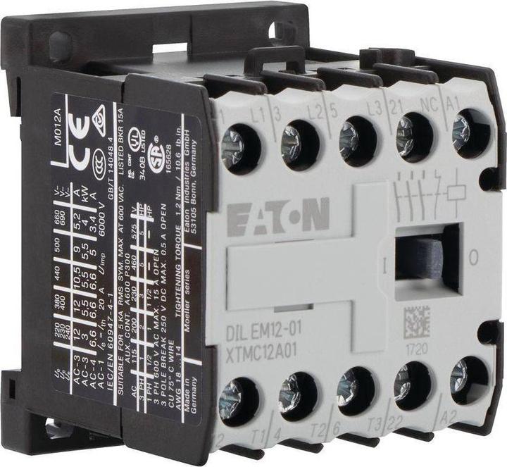 Actual product image Eaton Electric GmbH Power contactor DILEM12-01-G 24VDC 5.5kW 400V