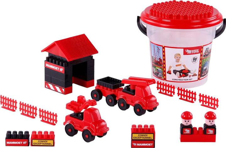 Immagine prodotto Polesie Set di costruzioni Cavallino in un secchio, 60 pezzi.