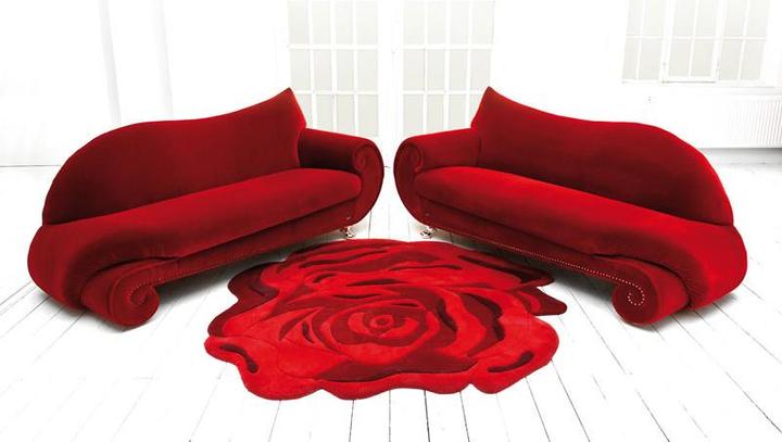 Image du produit Bretz Tapis de masse Roses en fleurs (Ø 100 cm)