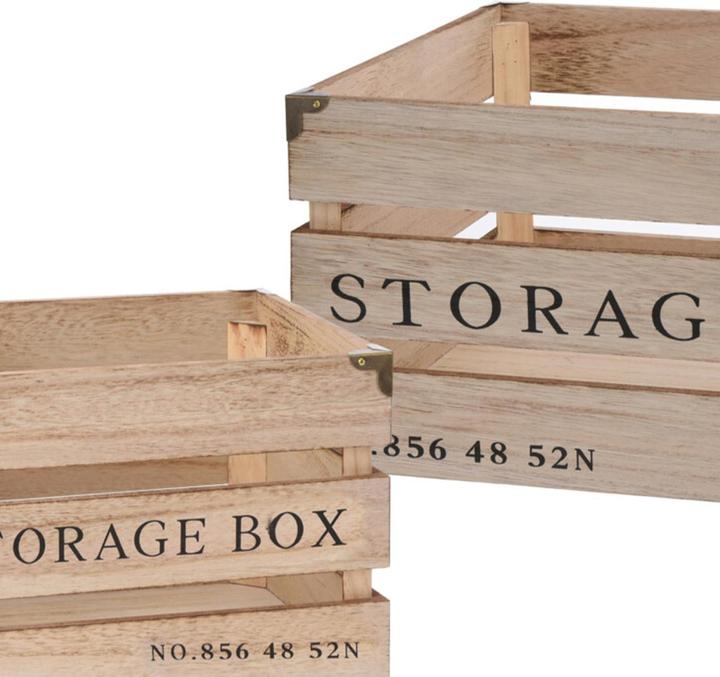 Produktbild Natura Punto 3er-Set Holzkisten (36 x 27.5 x 17.5 cm)