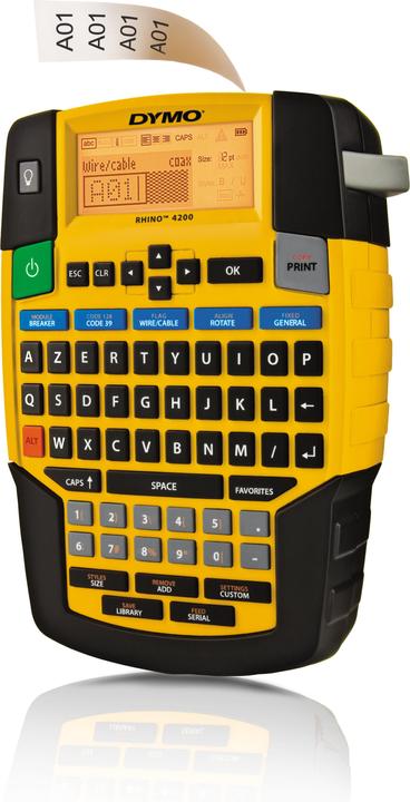 Produktbild Dymo Rhino 4200 Azerty 19mm PB1 FR/BE (180 dpi)