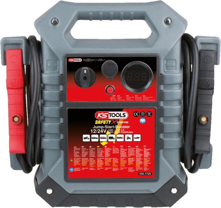 Actual product image KS Tools Energy station booster 12/24 V. 1400 - 700 A (4400 A, 22000 mAh)