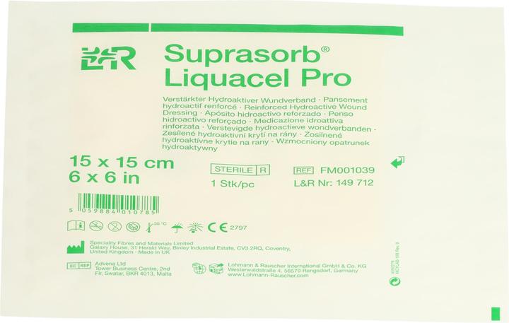 Energy Label Lohmann & Rauscher SUPRASORB LIQU PRO 15X15CM (5 x)