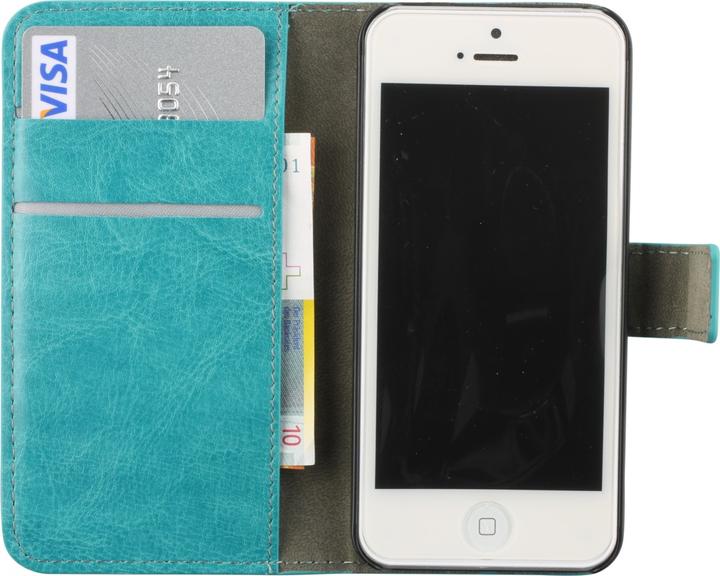 Image du produit PhoneLook Fourre Premium Flip Turquoise (Apple iPhone 5)