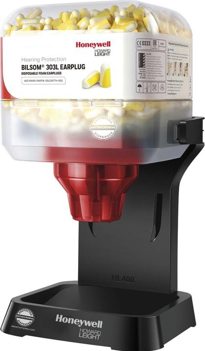 Honeywell Gehörschutzspender HL400-AM antimikrobiell m.400 PA Bilsom 303 L (800 x)
