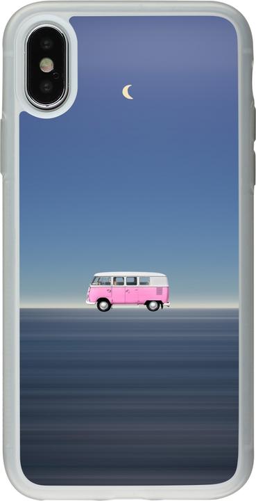 Image du produit PhoneLook Coque Silicone rigide transparent Spring 23 pink bus (Apple iPhone X, Apple iPhone XS)