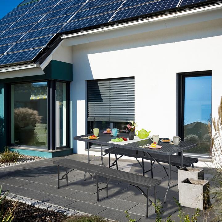 Image du produit Relaxdays Table de jardin (180 cm)
