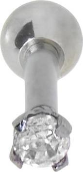 Bijouteria Ohrpiercing (Chirurgenstahl 316L, Kristall)