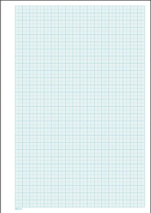 Produktbild Favorit Millimeterpapier Block transparent (21 x 29.7 cm, Kariert)