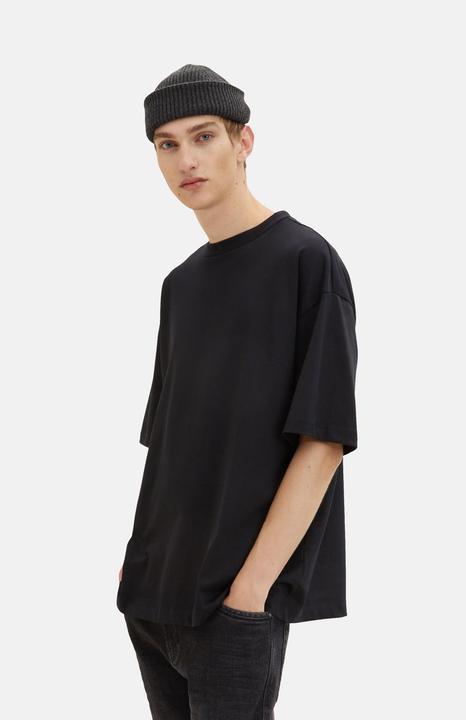 Immagine prodotto Tom Tailor Shirt Oversized-T-Shirt mit Rundhalsausschnitt aus Baumwolljersey (M)