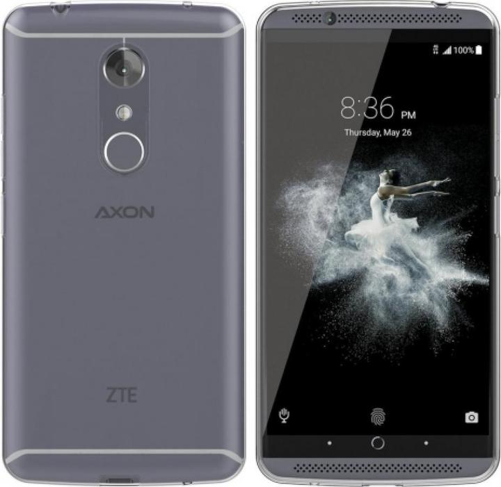 Actual product image Screenguard ZTE Axon 7 Flexible TPU Clear Case (ZTE Axon 7)