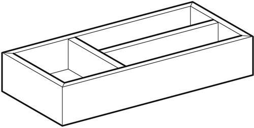 Immagine prodotto Geberit Smyle Inserto per cassetto quadrato, 500678, 32,3x5,9x15 cm, suddivisione a T