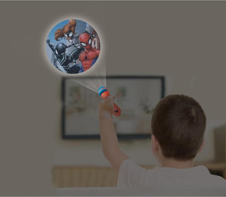 Actual product image Lexibook Spider-Man Story Projector and Flashlight (Multilingual)