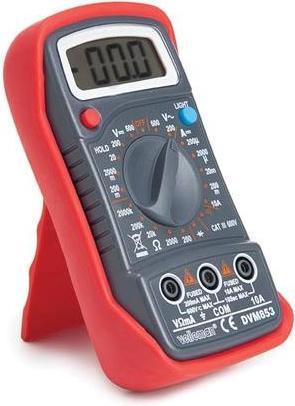 Image du produit Velleman MULTIMÈTRE NUMÉRIQUE - CAT. III 300 V / CAT. II 500 V - 1999 POINTS - FONCTION MÉMOIRE / RÉTROÉCL... (CAT III 600V, CAT III 300V)