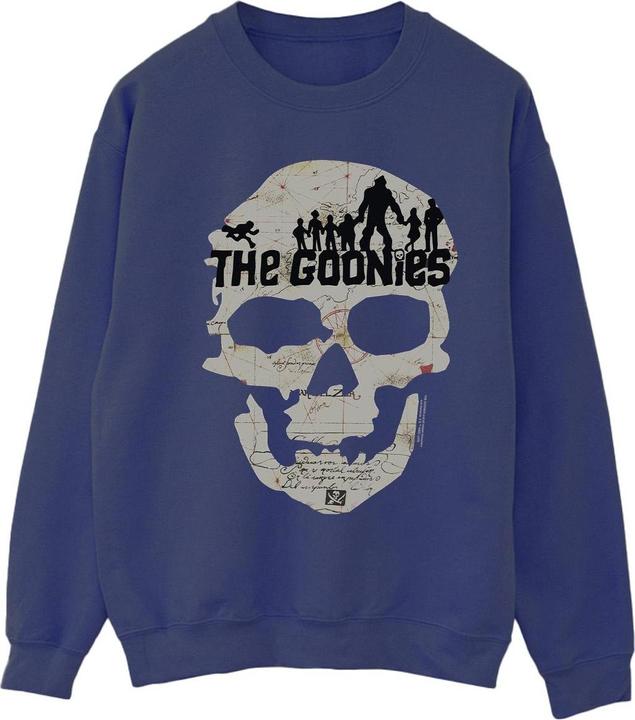 Universal Textiles Map Skull Sweatshirt (L)