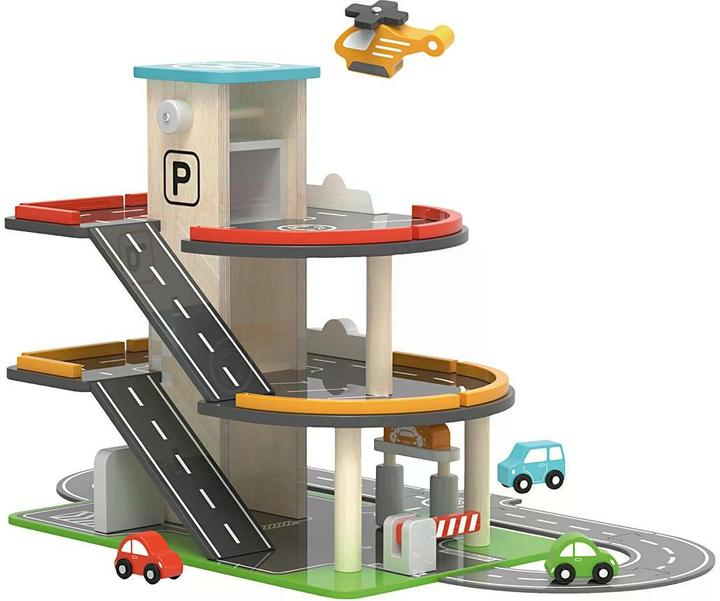 Actual product image Viga Toys Car park with petrol station
