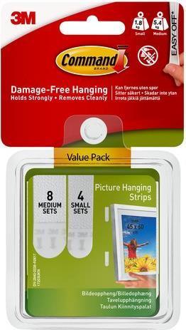 Actual product image Command Hanging Strips S and M, Value Pack