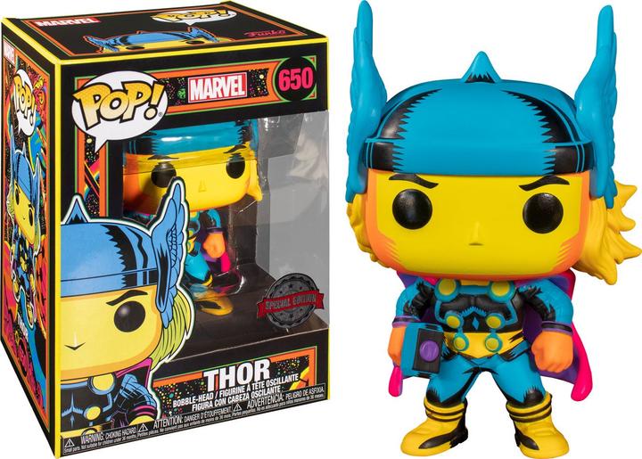 Actual product image Funko POP! - Marvel - Black Light: Thor