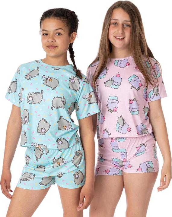 Produktbild Pusheen Schlafanzug mit Shorts Mädchen (2erPack) (158, 164)