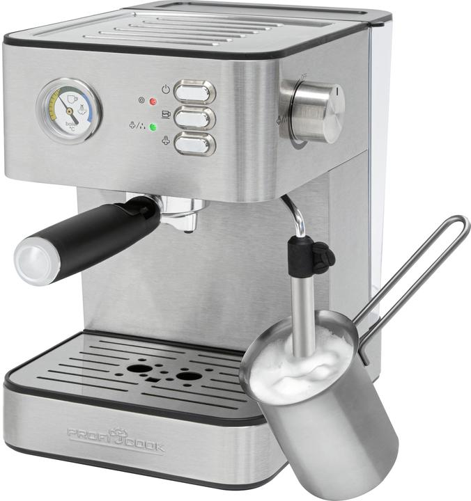 Clatronic Espressomaschine PC-ES 1209 inox sr (EU-Stecker)