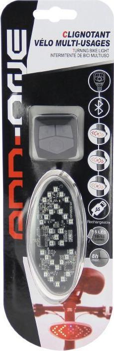 Produktbild P2R usb rear directional bike light on seat post with wireless direction indicator button