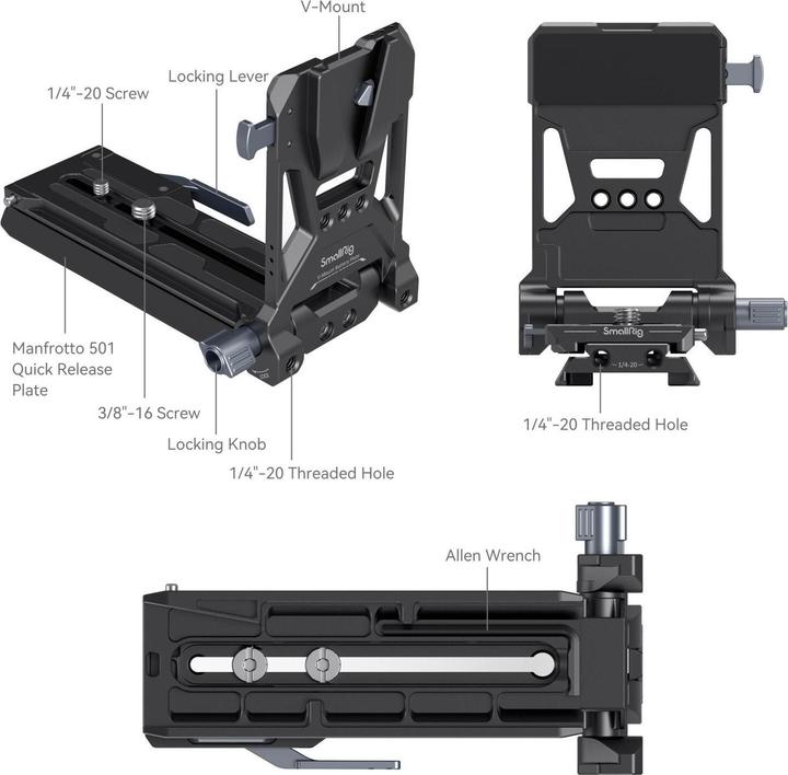 Produktbild SmallRig V-Mount Akku-Montageplatten-Kit (Kamera Akku)