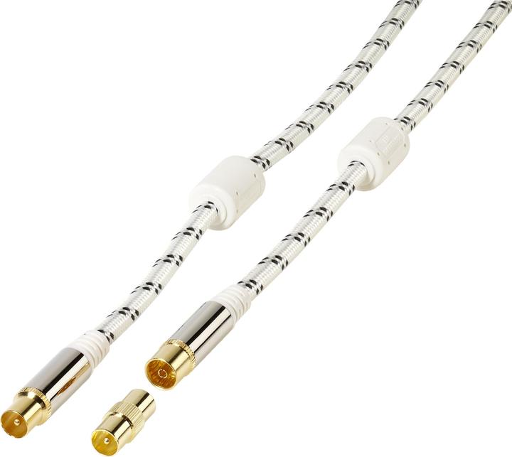 Produktbild Vivanco Koaxstecker Koaxkupplung (120 dB, Antennenkabel)