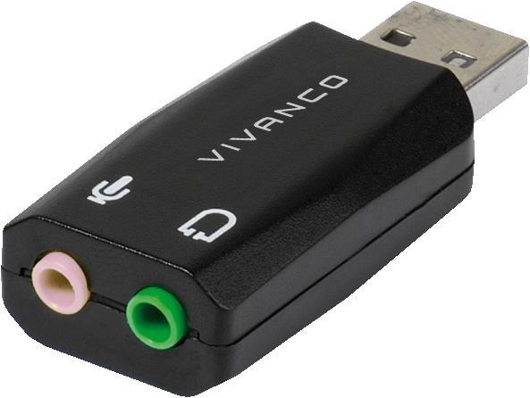 Immagine prodotto Vivanco Adattatore IT-USBAUD (Splitter per cuffie)