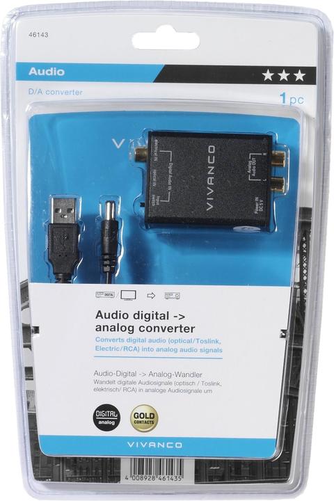 Actual product image Vivanco Audio Digital to Analog Converter (Digital -> Analog)