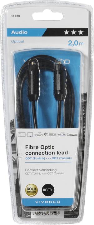 Produktbild Vivanco Lichtleiterkabel (2 m, Optisch)