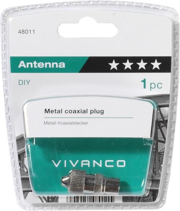 Produktbild Vivanco Antennen Koaxstecker