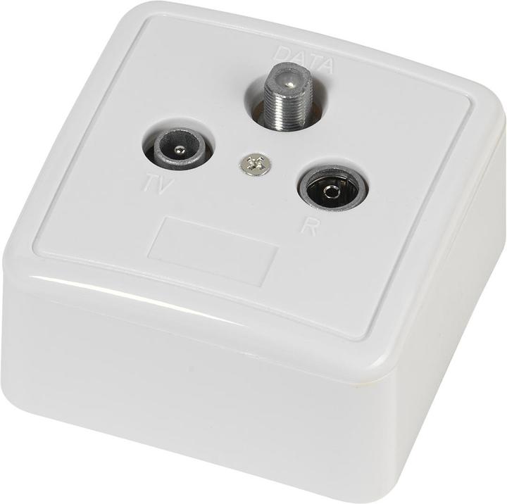 Produktbild Vivanco DVB-C BK Antennen-Durchgangsdose